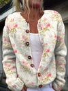 Kerensa™ | Vintage Floral Print Cardigan