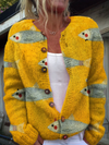 Anouk™ | Vintage Print Cardigan Sweater