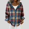 Imogen | Hooded Checked Jacket