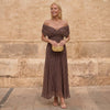 Sienna | Geometric Flowing Dress