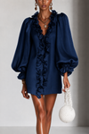 Antoinette | Ruffled Puff-Sleeve Mini Dress