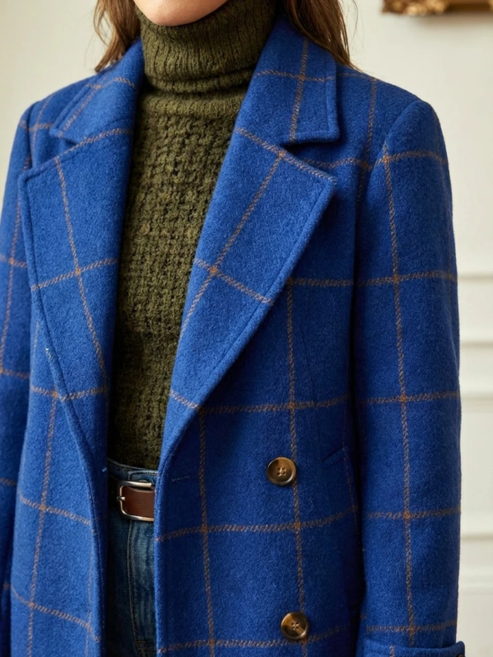 Elowen Classic Checkered Coat