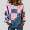 Elsie | Colorblock Patchwork Sweatshirt