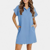 BRINELLE™ – Ruffled Polo Collar Pocket Dress