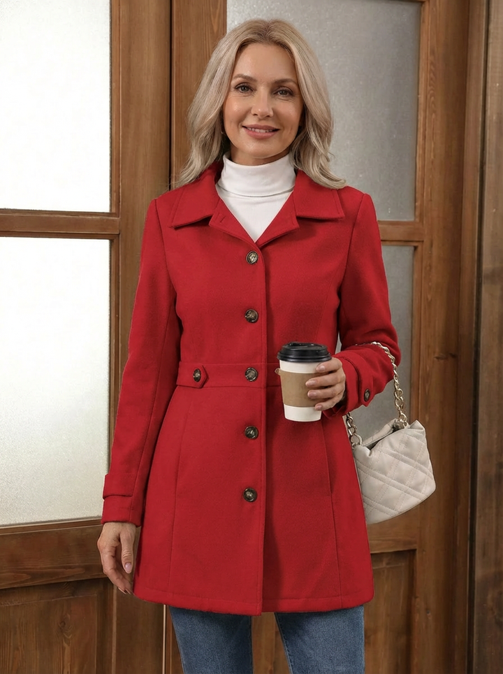 Elowen™ Classic Wool-Blend Coat