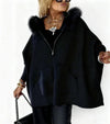 Maribelle | Casual Hooded Coat with Fur Collar
