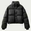 Women's Fashionable puffer jacket with cropped design