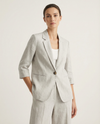 Women's Blazer – Lightweight Cotton Linen Design for Casual and Elegant Outings