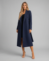 Long Classic Single-Breasted Winter Trench Coat
