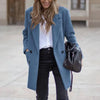 Luxe Wool Blend Coat – Double Breasted Warm Winter Outerwear