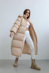 Oversized Women's Quilted Puffer Trench Coat For Women