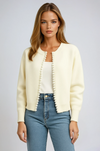Pearl Trim Cardigan