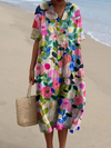 Margaret - Flowy Dress with Vibrant Floral Print