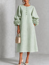 Sienna | Floral-Cuff Midi Dress