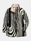 Soraya | Casual Quilted Jacket with Abstract Geometric Design