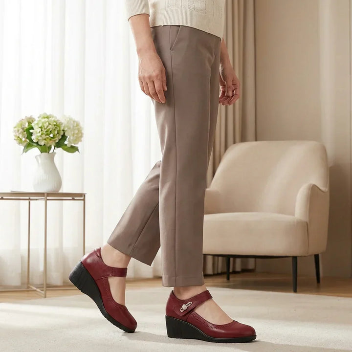 Camila Comfort Leather Support Shoes