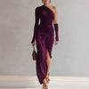 Rosalia™ One-Shoulder Elegant Maxi Dress