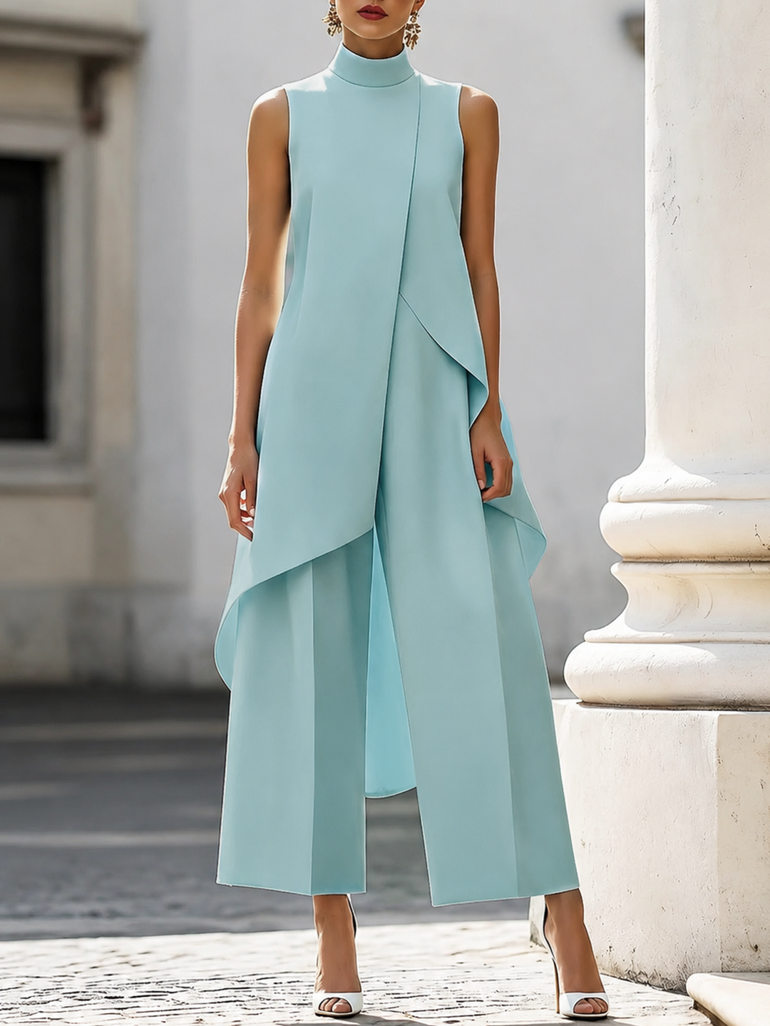 Everly™ - Elegant Wide-leg Two-piece Suit
