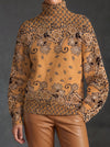 Ottavia | Paisley Bloom Turtleneck