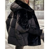 Marcelle | Elegant Faux Fur Puffer Jacket
